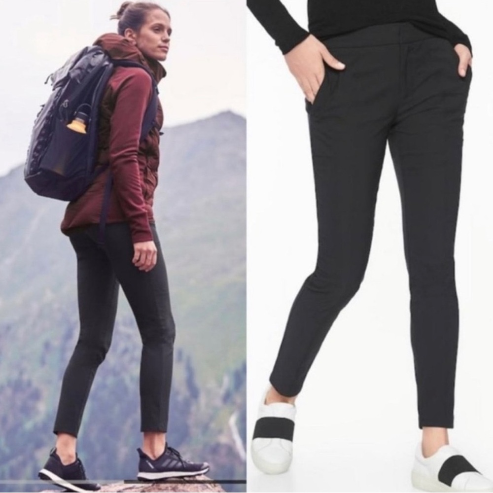 Athleta Wander Stash Black Pants Size 8